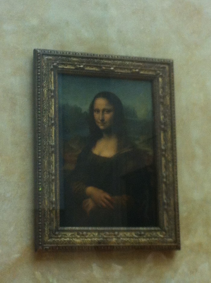 A Mona Lisa, obra mais famosa do Louvre