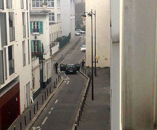 Atentado terrorista, hoje em Paris