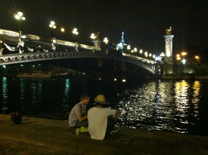 Ponte Alexandre III sobre o Rio Sena