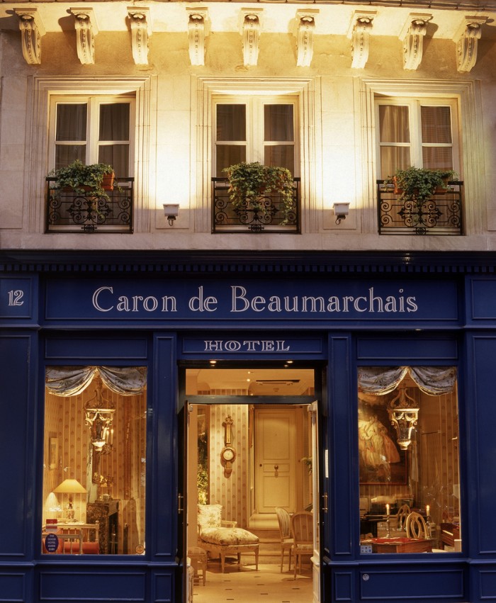 Hotel Caron de Beaumarchais, em Paris