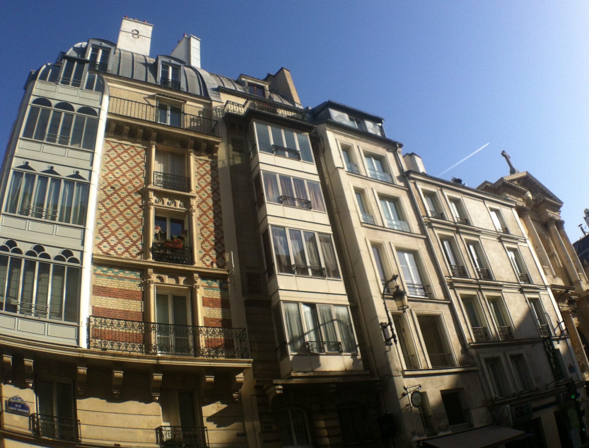 Rue Saint Honoré em Paris