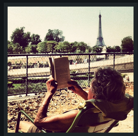 Leitura do Tuileries, em Paris