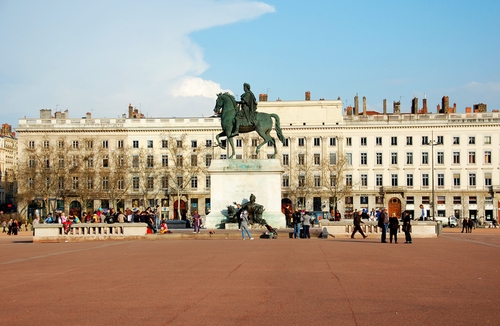 Lyon, Place Bellecour Lyon, Place Bellecour