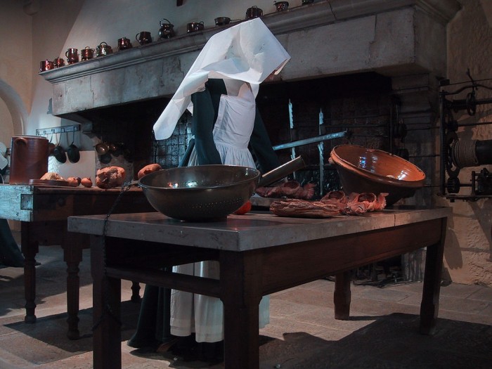 A cozinha do Hospice de Beaune.