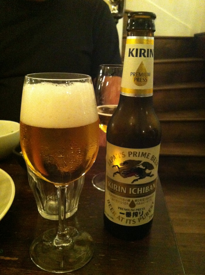 Cerveja japonesa no Kunitoraya