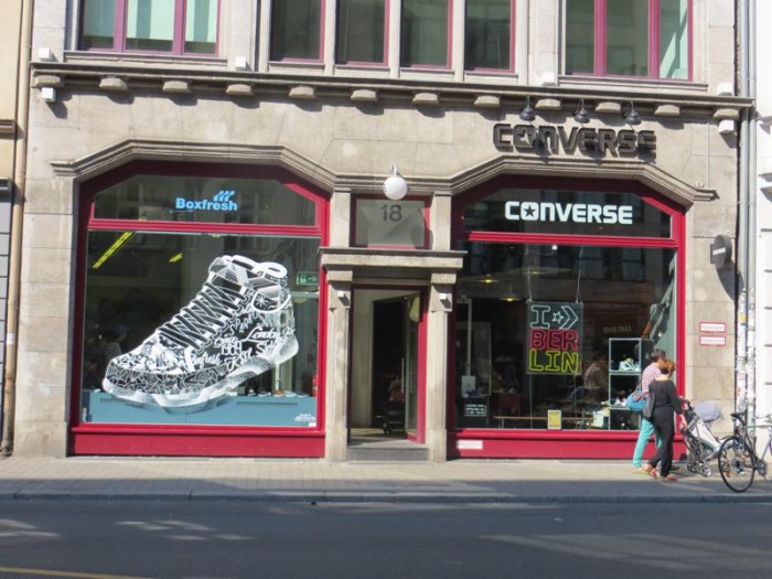 Loja da Converse no bairro Mitte, em Berlim