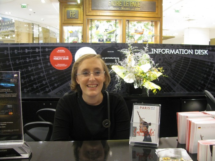 Information Desk da Galeries Lafayette