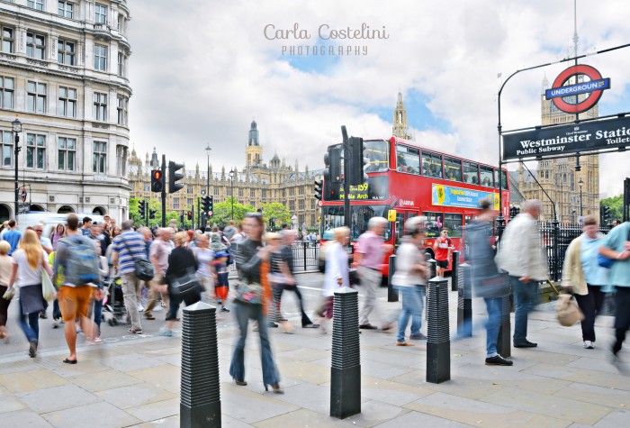 Entrada do metrô de Westminster