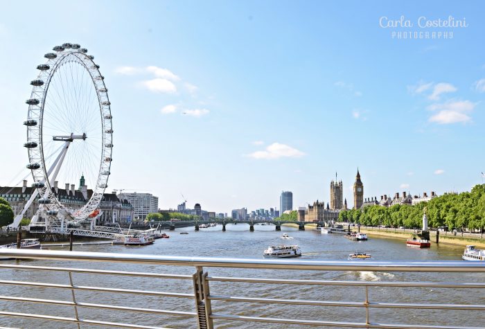 O Rio Tâmisa e a London Eye