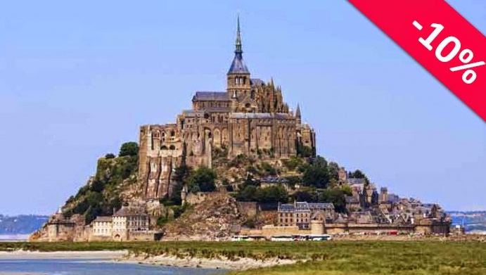 ParisVision oferece 10% de desconto para os leitores do Conexão Paris nas visitas guiadas ao Monte Saint Michel