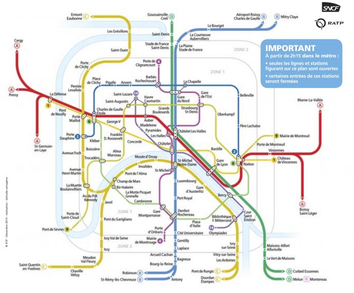 Mapa das minhas de metrô e estações.
