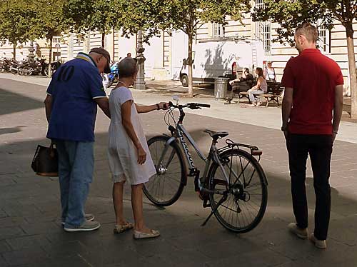 Franceses, bicicletas