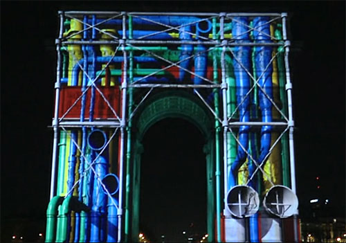 Arco do Triunfo versão Centre Pompidou