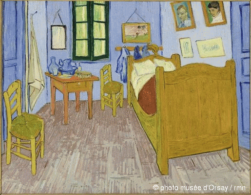 La Chambre de Van Gogh à Arles, de Vincent Van Gogh