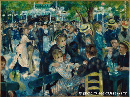 Le Bel du Moulin de la Galette, de Auguste Renoir