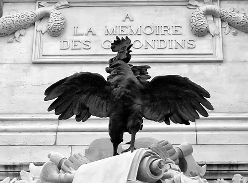 Monumento dedicado aos girondinos em Bordeaux