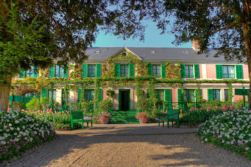 A casa de Monet em Giverny 