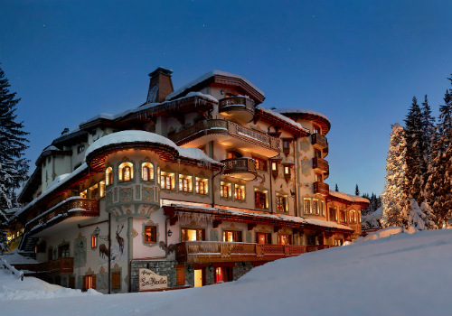 O hotel-palácio Les Airelles, em Courchevel