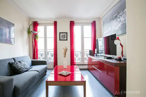Quarto e sala em Paris