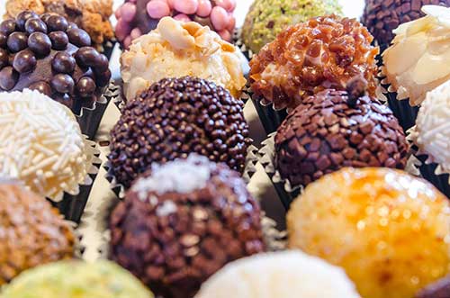 Os deliciosos brigadeiros da 