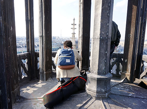 Fabrizio Rosa, imagens e edição dos vídeos do Conexão Paris