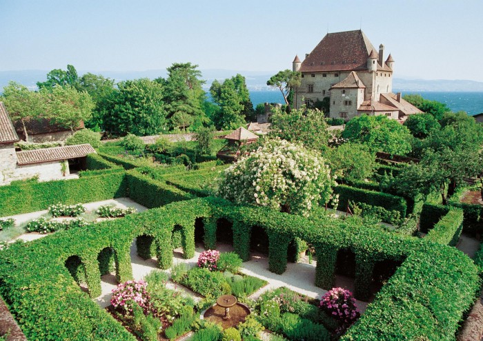 Jardin des 5 Senns, em Yvoire.