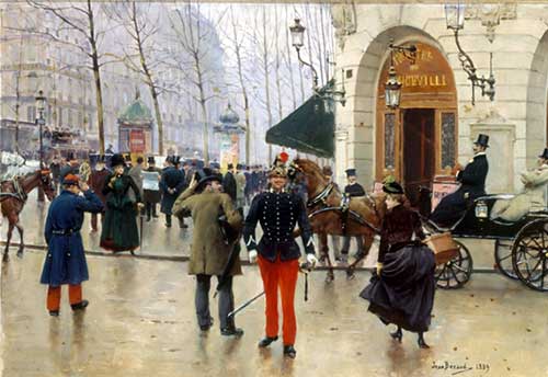 Boulevard Capucines, Jean Béraud, 1889 Musée Carnavalet 