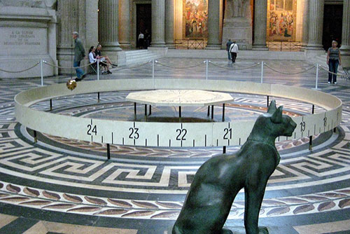 Pendule de Foucault no Panthéon. Wally Gobetz no Flickr
