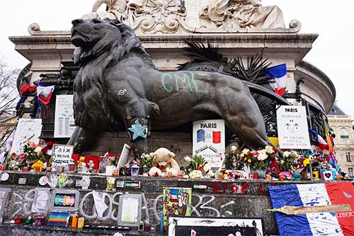 Place de la République, início de março 2016