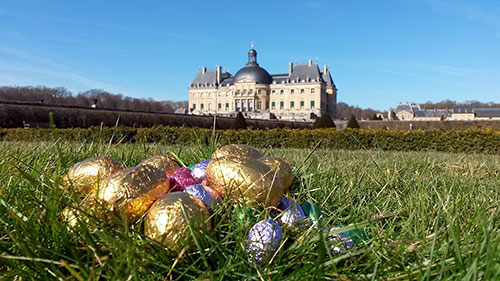 Páscoa no castelo Vaux le Vicomte