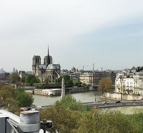 Vista da Notre Dame. Foto Aloysio Bello