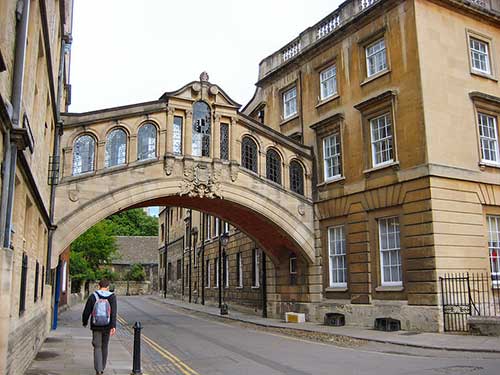 Bridge of Sighs. Fonte: J. Miers @ Wikimedia Commons