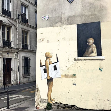 Street art. Philippe Hérard