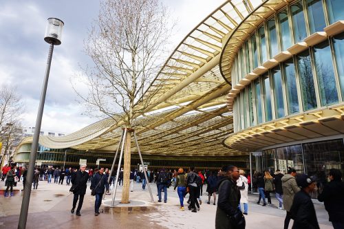 O novo Forum Les Halles e sua "canopée"