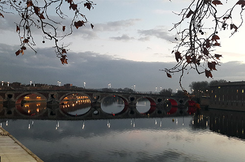 Toulouse, rio Garonne. Foto Juarez 