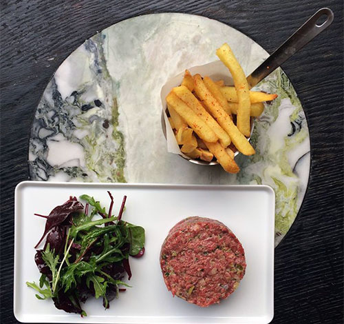 Tartare da brasserie Grand Coeur. Foto oficial