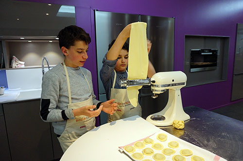 Preparação da massa dos raviolis