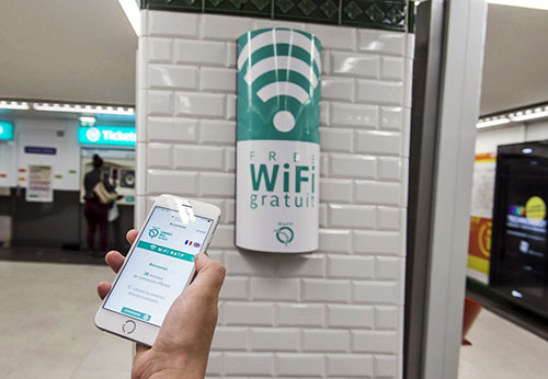 WiFi no metrô parisiense