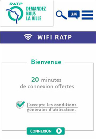 Acesso WiFi gratuito