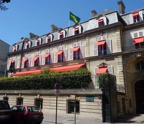 A Embaixado do Brasil em Paris