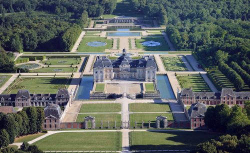 O castelo de Vaux-le-Vicomte