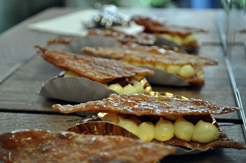 Galette doce, millefeuille