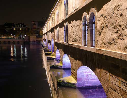 A barragem Vauban, em Estrasburgo. A barragem Vauban, em Estrasburgo. Net Circlion no Flickr