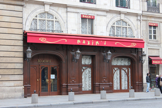 Maxim's, um dos restaurantes da Belle Époque em Paris