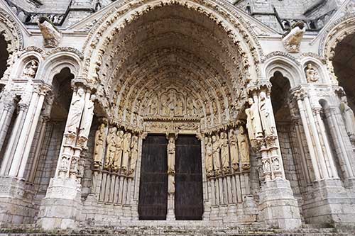 Catedral de Chartres. Fachada Sul