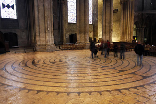 Catedral de Chartres. Labirinto. Alexandre Dolique no Flickr