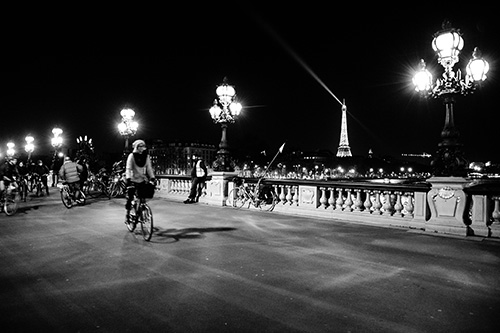 Passeio de bicicleta em Paris