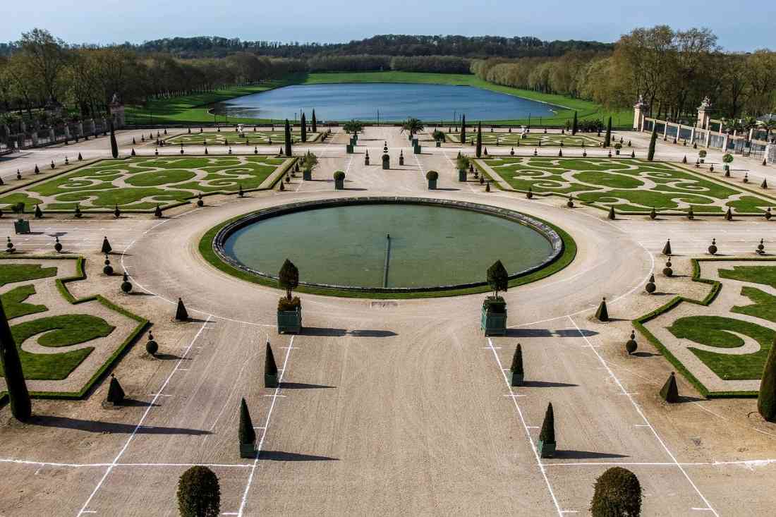 jardins do palacio de Versalhes