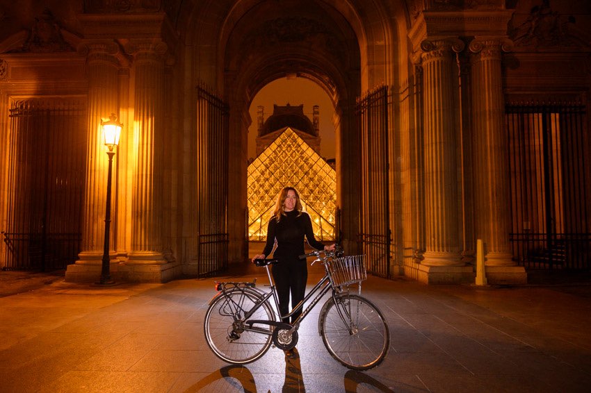 passeio de bicicleta em Paris