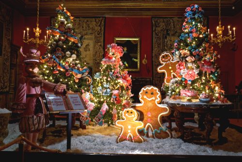 visita de Natal a Vaux le Vicomte